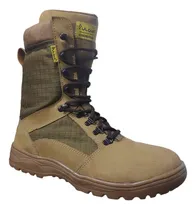 Comprar Borcego Borcegui Táctico Cuero Bota Cordura Pulqui Coyote