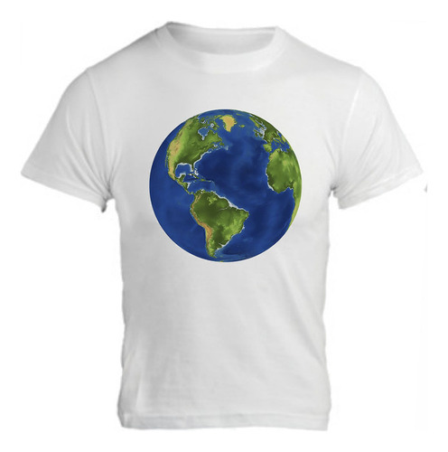 Camiseta Infantil Diversos Planeta Terra Globo Terrestre 49