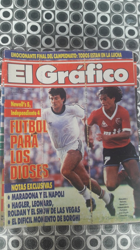 El Grafico 3521 31/3/1987 Newells 5 Independiente 4 Central