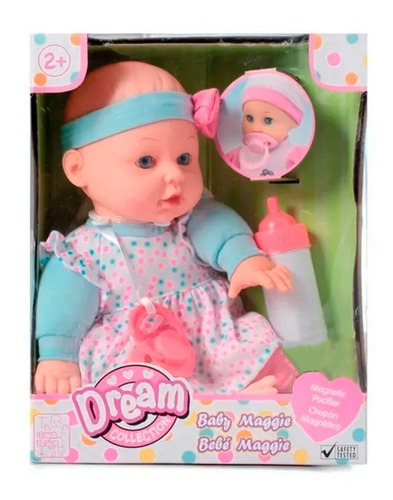 Dream Collection Muñeca 30 Cm Baby Maggie Verde 17320 Ef