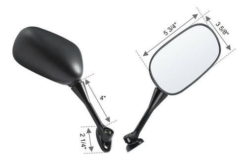 Espelhos Retrovisores Laterais Para Honda Cbr600rr 1000 Rr