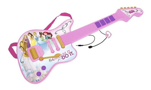 Guitarra Eléctrica C/micrófono Princesas Disney Reig (5296)