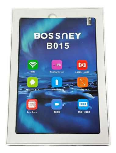 Tablet Boosnney B 015 - 10 - 8gb Ram - 512gb Almacenamiento