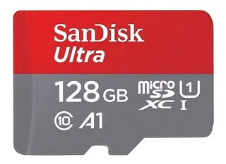Tarjeta de memoria SanDisk SDSQUAR-128G-GN6MN Ultra con adaptador SD 128GB