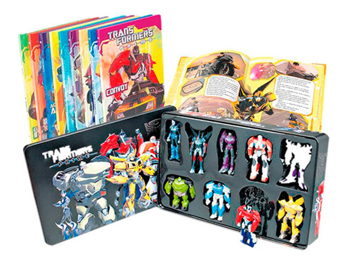 Colección Transformers Prime 10 Vols Con 9 Figuras