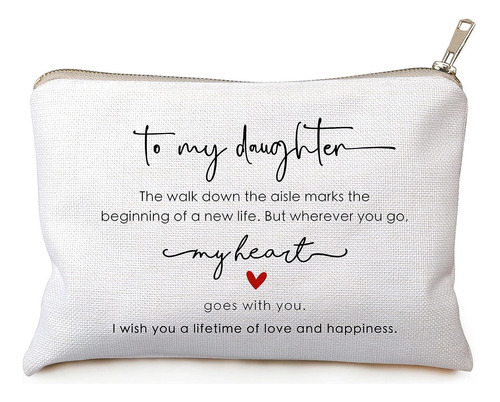 To My Daughter On Her Wedding Day, Wedding Makeup Bag, Cosme