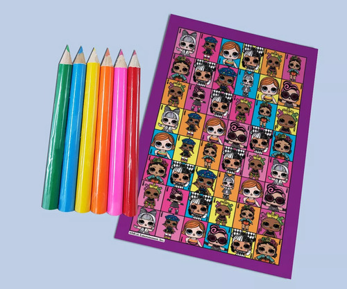 Lol Surprise Colorindo Com Adesivos Vol 4 On Capa Mole