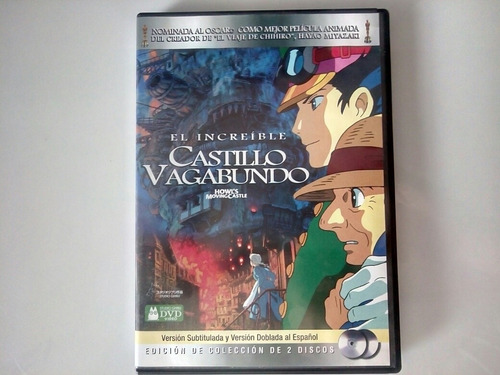 El Increible Castillo Vagabundo Hayao Miyazaki Pelicula Dvd