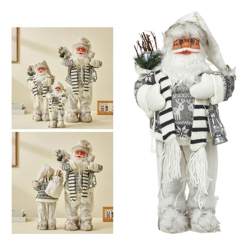 Figuritas Navideñas De Papá Noel, Muñeco De Papá 45cm