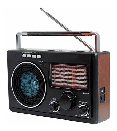 Radio Vintage Retro 686bt Am/fm/bluetooth/pen Drive.