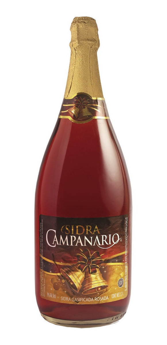 Sidra Rosada Campanario Manzana Uva 1.7l