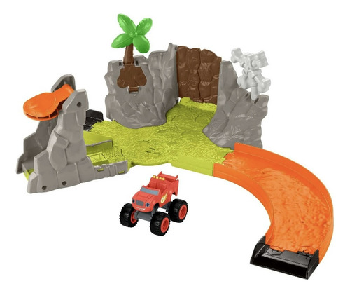 Pista Blaze Y Monster Machines Golpe Y Choque Carro 1:64