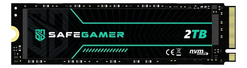 Ssd Safe Gamer 2tb Nvme M.2 7200mb/s 2280 Cor Preto | Parcelamento
