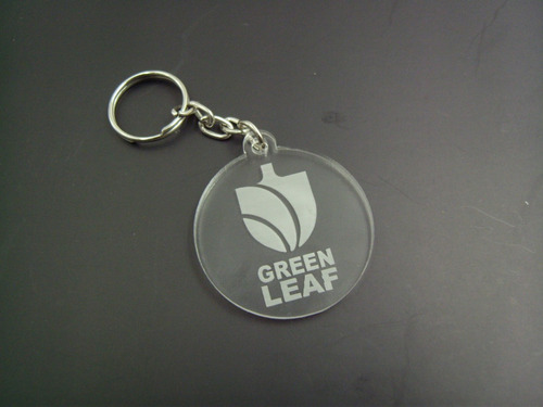 Imagen 4 de 5 de Llaveros Acrílico Logotipo Promocional 20 Pzs Grabado Láser
