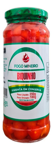 Pimenta Biquinho Em Conserva Fogo Mineiro 350g