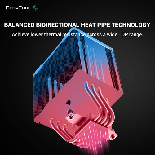Deepcool Ak500 Cpu Air Cooler 240w Tdp Disipador Gigante ...