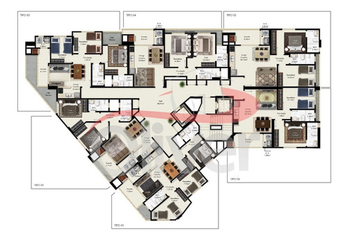 Imagem 3 de 14 de Sky Bridge, Apartamento 3 Dormitorios, 1 Vaga De Garagem, Tabuleiro Dos Oliveiras, Itapema, Santa Catarina - Ap00838 - 33552489