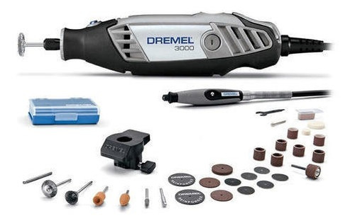 Dremel 3000 + 2 Aditamentos + 30 Accesorios (podólogo)