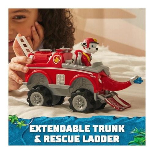 Paw Patrol Jungle Pups, Vehículo Temático De Marshall,