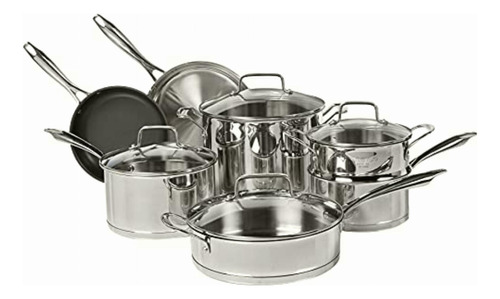 Cuisinart, Set De Utensilios De Cocina, Stainless, 11 Piezas Color Plateado