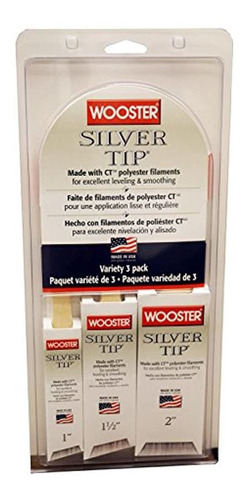 Pincel Wooster 5229 Silver Tip Variedad 3 Unidades