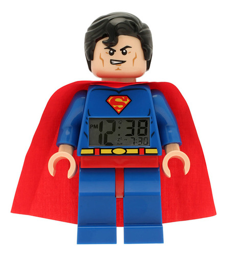 Lego Dc Comics Superhéroe Superman - Alarma, Despertador.