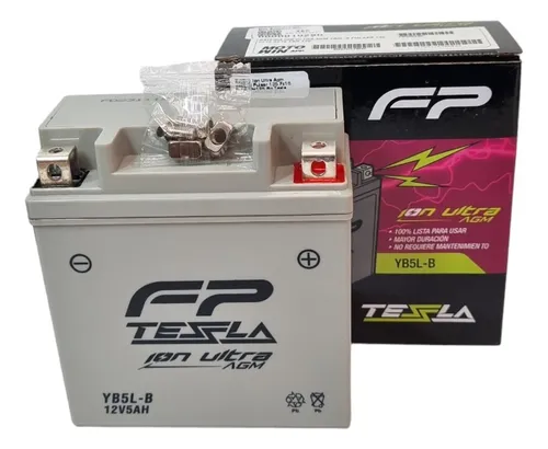 Bateria Ion Ultra Agm Yb5l-b Pulsar 135 Fz16 Sz16 Tesla