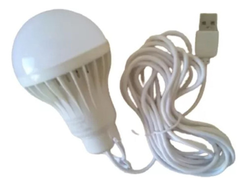 Lampara De Led Usb Con Gancho Sujecion 5w Fria