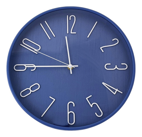 Reloj De Pared Minimalista De Colores Análogo Y Silencioso