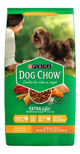 Imagen 1 de 3 de Dog Chow Adulto Razas Pequeñas 21kg + 3 Salsas