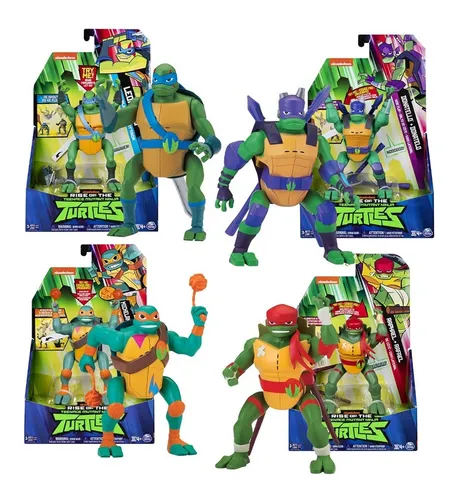 Tortugas Ninja Figura Juguete Ascenso Deluxe Con Movimiento