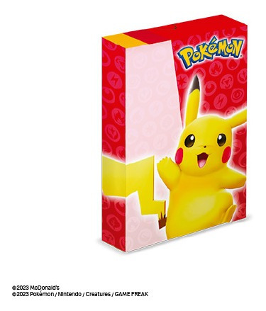 Mcdonald's Happy Meal Toy Pokemon Pikachu Moneda Con Cartas