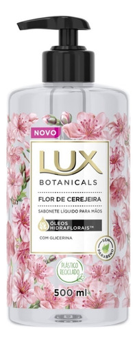 Sabonete Líquido Para Mãos Flor De Cerejeira 500ml Lux