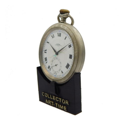 Antiguo Y Exotico Reloj De Bolsillo Vulcain Suizo 1920! (Usado)