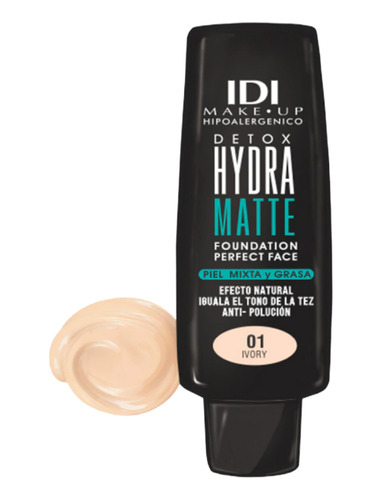 Base De Maquillaje Fluida Idi Make Up Hd Ultra Matte 