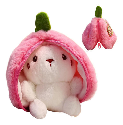 A Plush Bunny Doll Bunny Relleno Reversible Lindo Modelo De