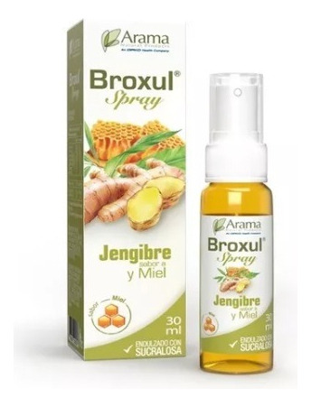Broxul Propóleo Spray Con Jengibre Mentol Vitamina C Y Miel Sabor Menta