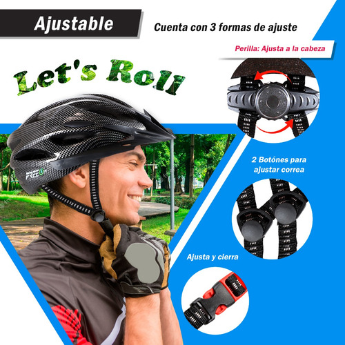 Kit 2 Cascos Con Visera Bicicleta Montaña Fon200g Freeon