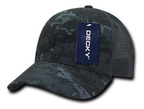 Decky 1054-ntg-cha Gorra Camionero Con Visera Curva Algodón,