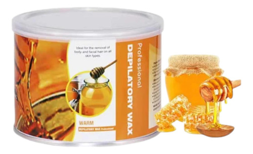Cera Miel Para Olla Depilatoria Profesional 400g Cera Miel