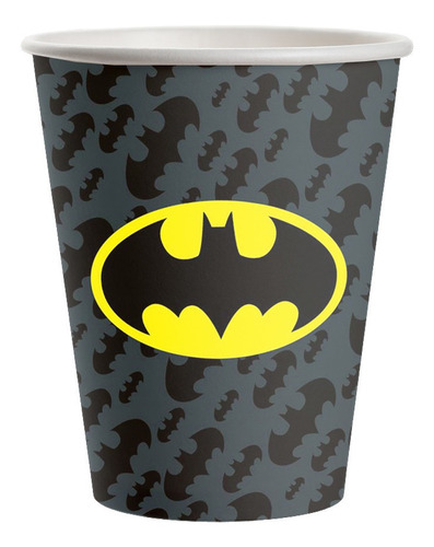 Copo 200ml Festa Batman  - 08 Unidades - Festcolor - Rizzo