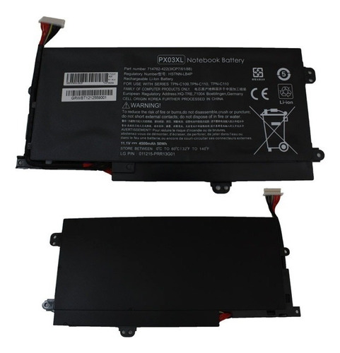 Bateria Compatible Con Hp Envy 14 Ultrabook Litio A