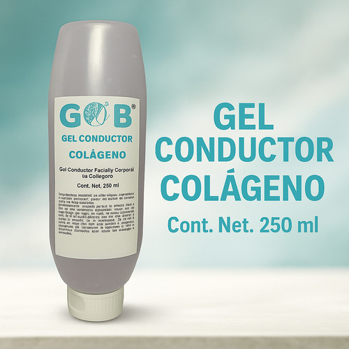 Gel Conductor Colágeno - Gob - 250 Ml Fragancia Neutra