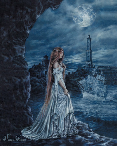 Poster De Fantasia - Victoria Frances - Moonlight - 40 X 50 