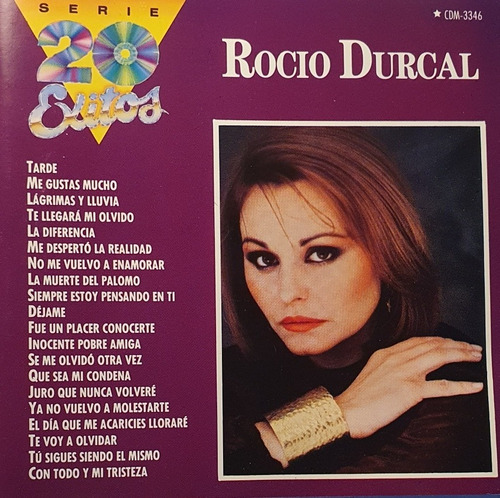 Cd Rocio Durcal + Serie 20 Éxitos + Tarde + Me Gustas Mucho