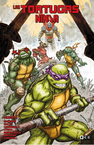 Las Tortugas Ninja Vol. 05, De Eastman, Kevin. Editorial Ecc Ediciones, Tapa Blanda En Español