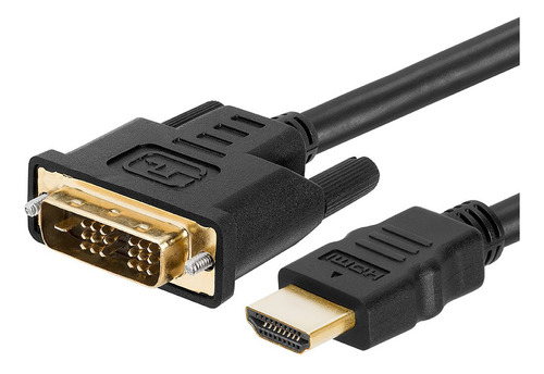 Cmple - Cable Hdmi A Dvi Dorado Digital Hdtv Macho A Macho N