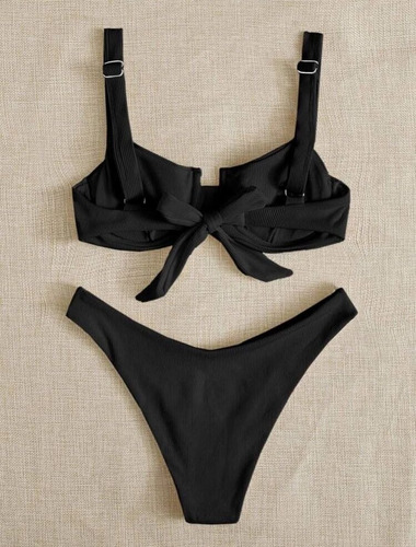 Bikini Negro Con Barilla