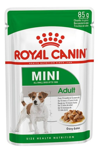 Sachet Royal Canin Mini Adult - 85gr (12 Unidades)