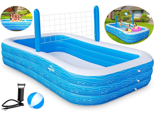 Piscina Grande Inflable Familiar 3 Metros X 1.8 M X 56 Cm 